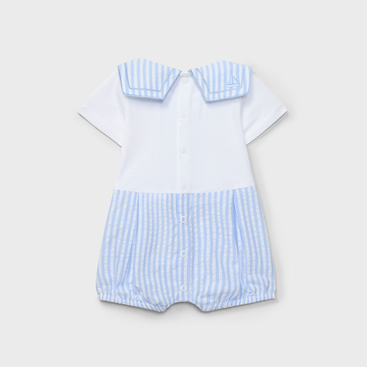 Baby Helisei Romper, Vintage Blue