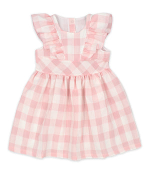 Rapife Pink & White Check Dress