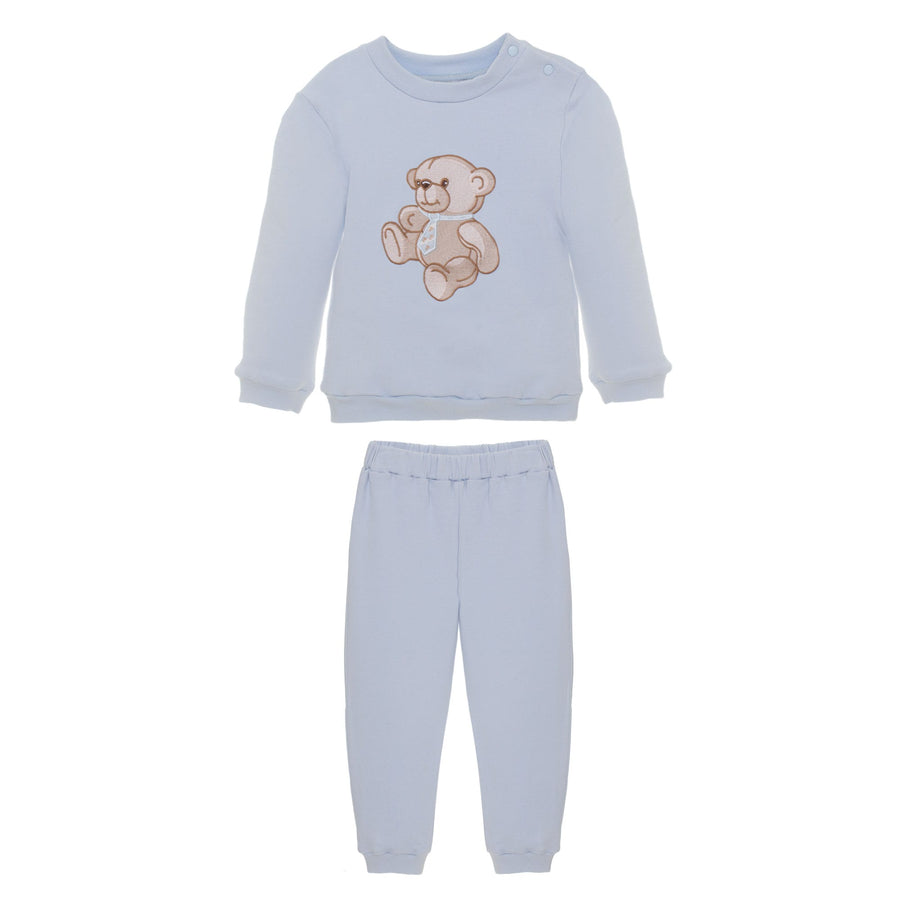 Patachou Pale Blue Teddy Bear Tracksuit