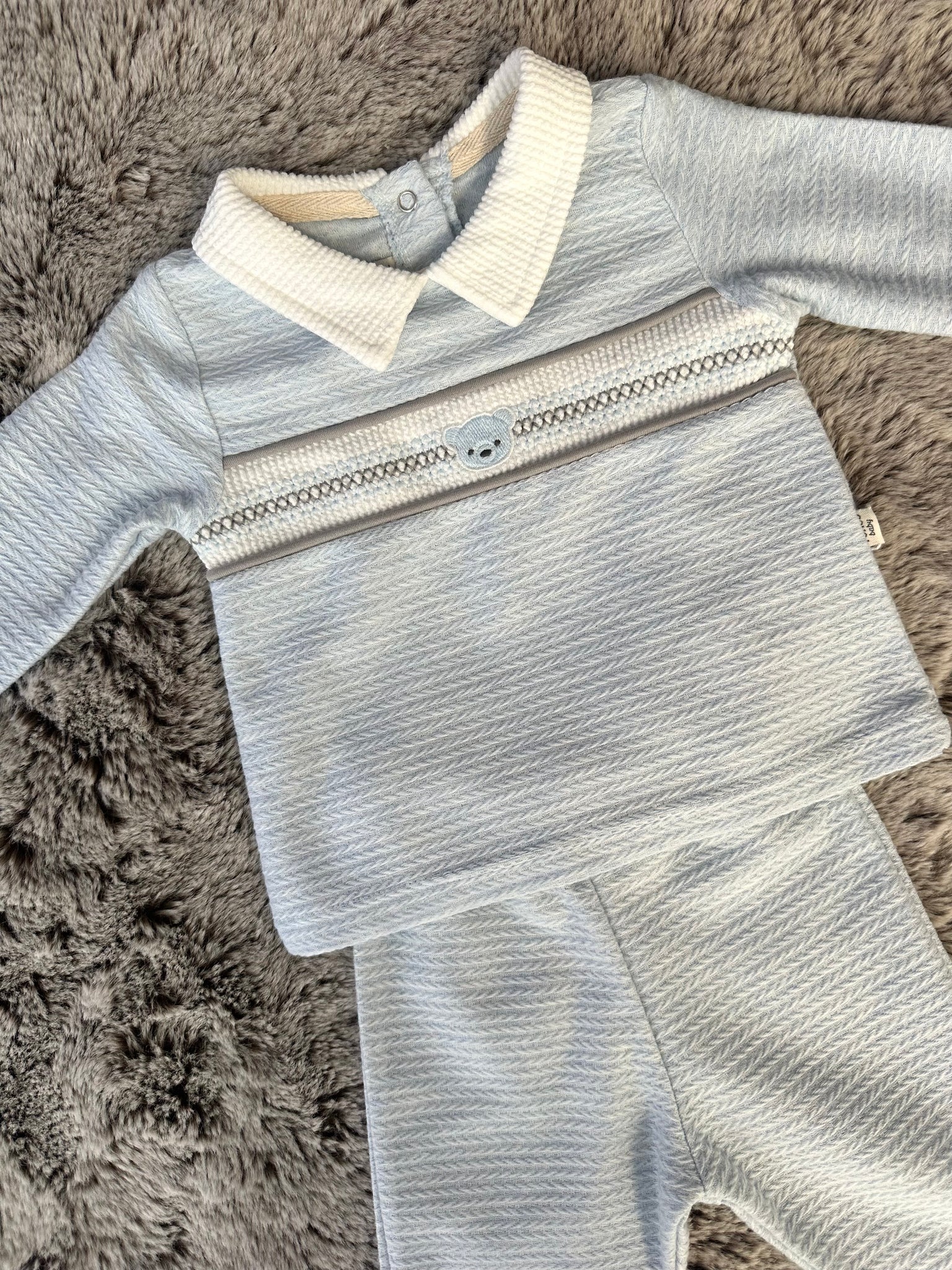 Tong Baby Baby Blue Trouser Set