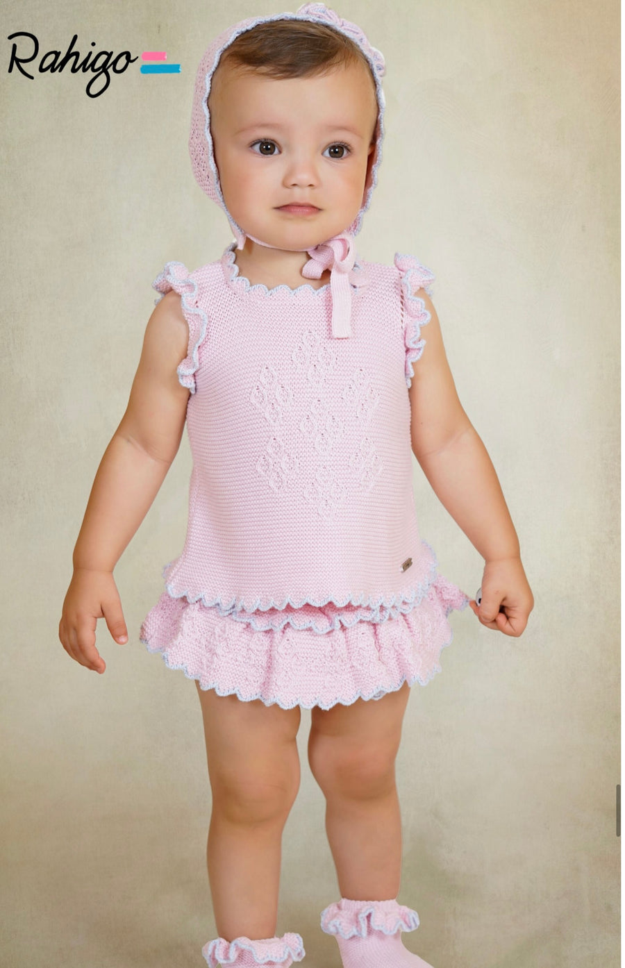 PRE ORDER - Rahigo Girls Pink & Blue 2 Piece Set