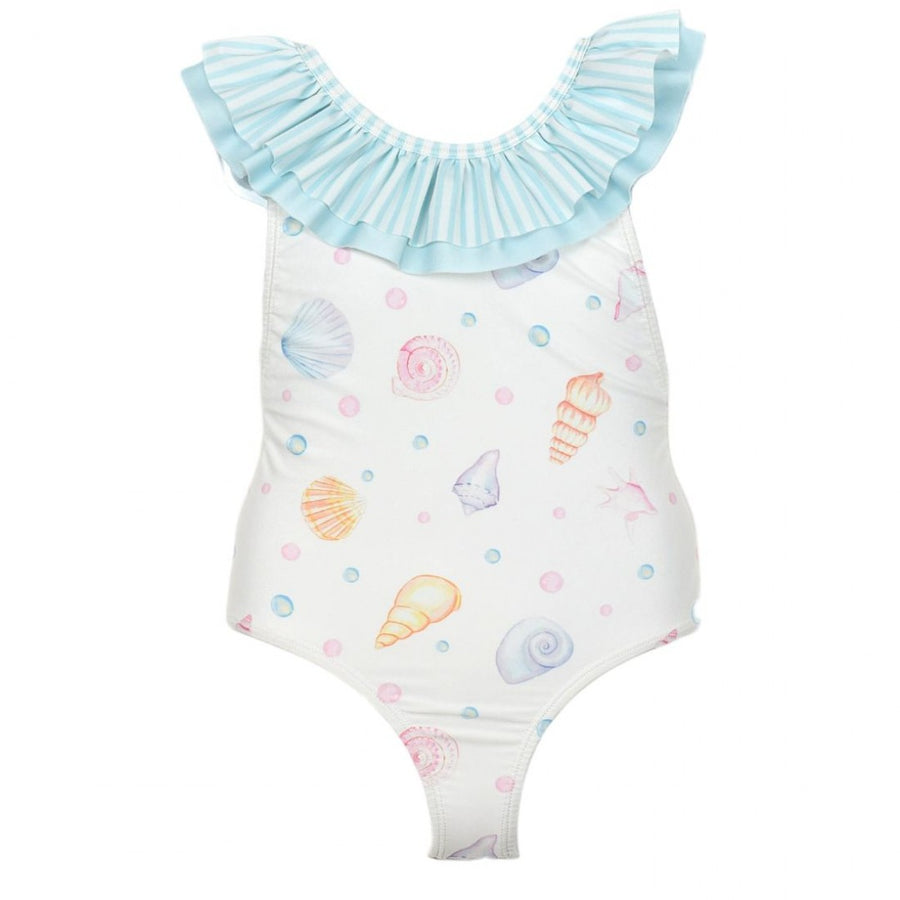 Meia Pata Cayo Coco Seashells Girls Swimsuit