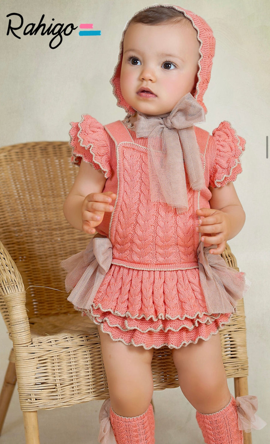 PRE ORDER - Rahigo Girls 2 Piece Romper Set