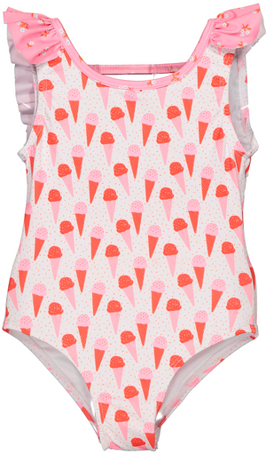 Paperboat Pink Ice Cream Print Swimsuit - PRE ORDER