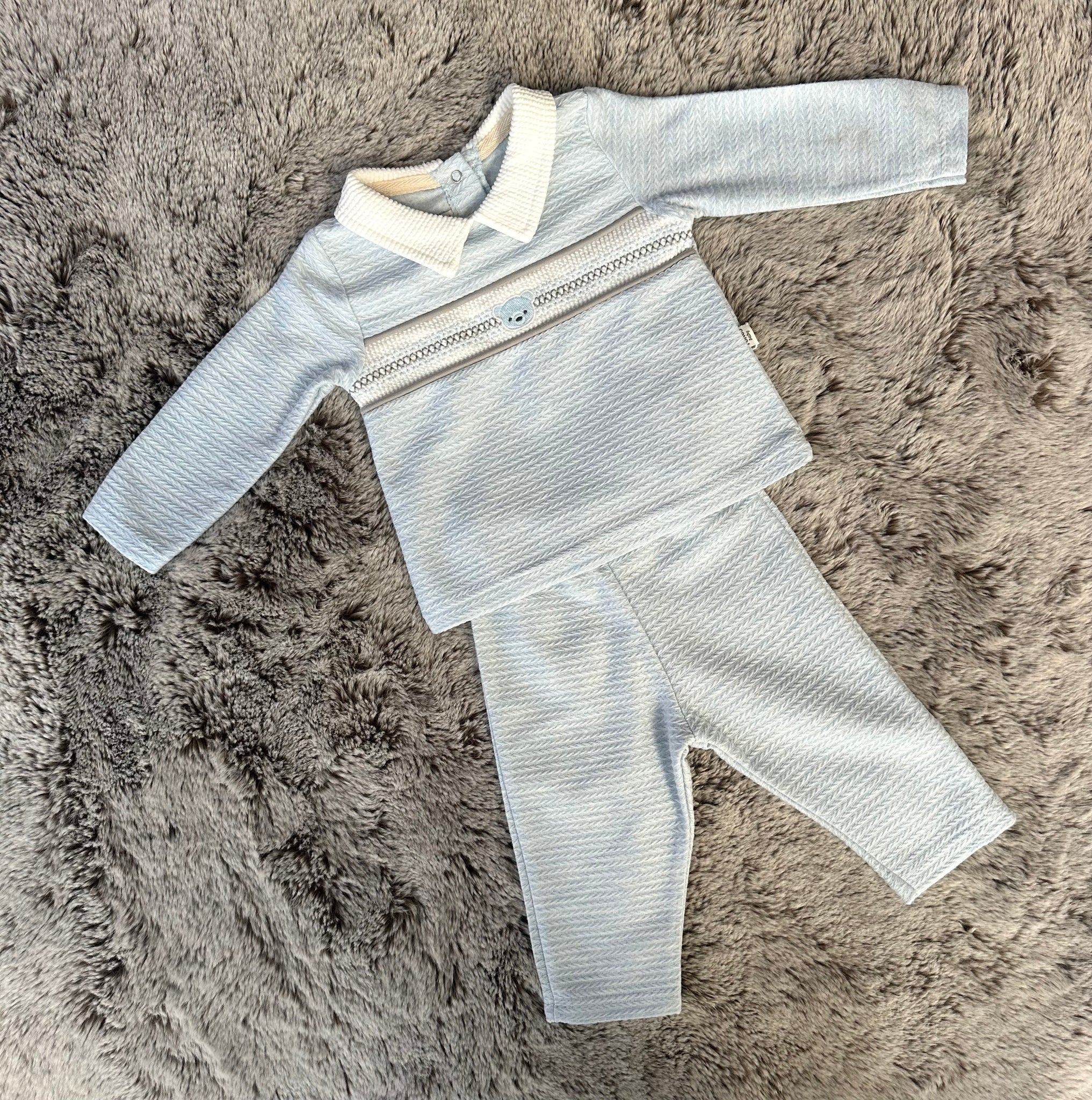 Tong Baby Baby Blue Trouser Set