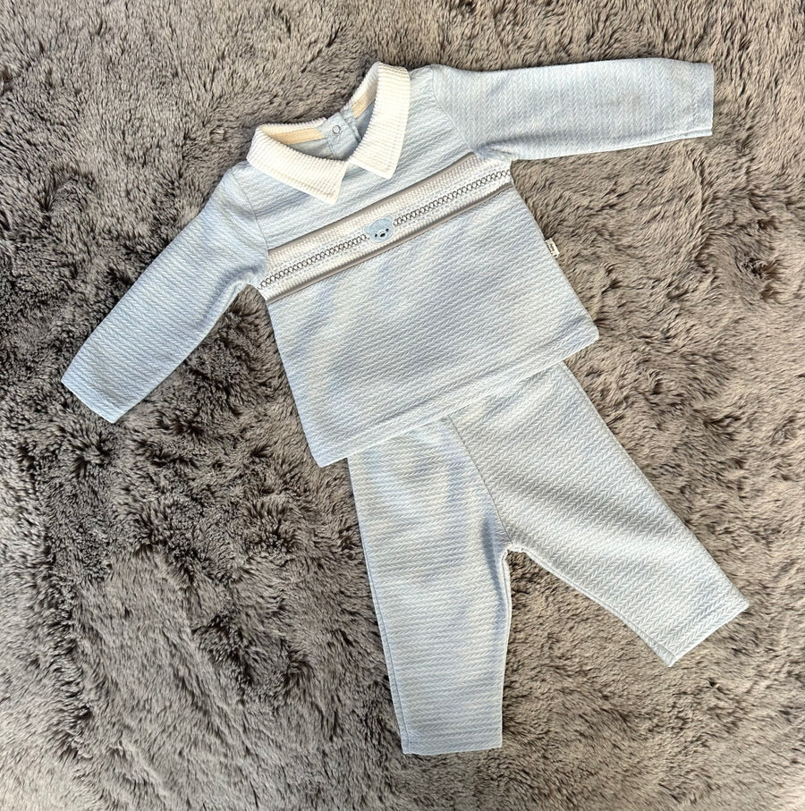 Tong Baby Baby Blue Trouser Set
