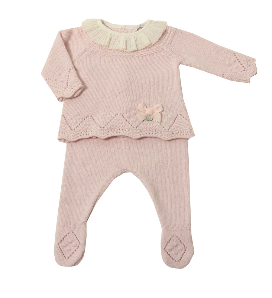 Dr. Kid Pale Pink Knitted 2-Piece set