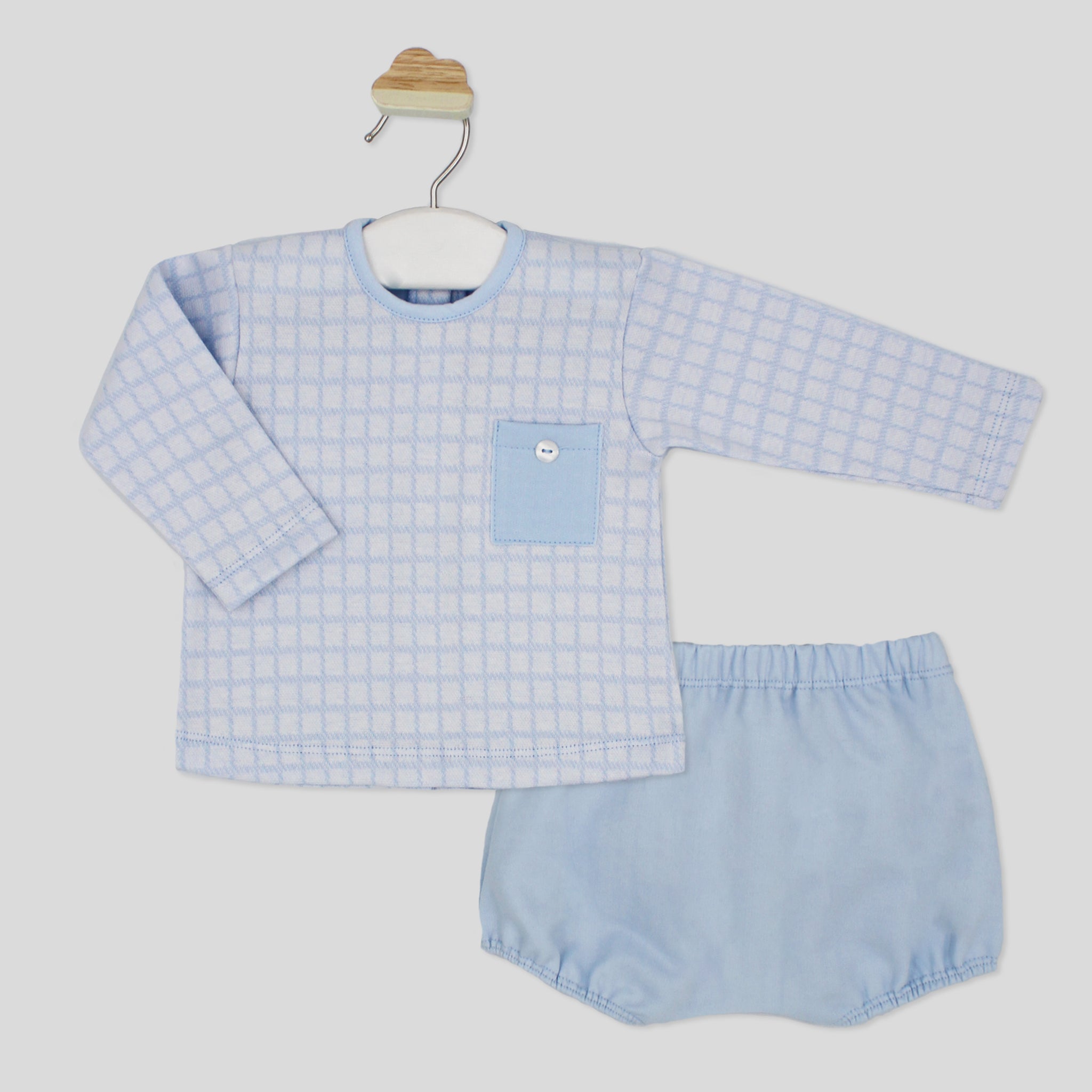 Rapife Blue Check Jam Pant Set