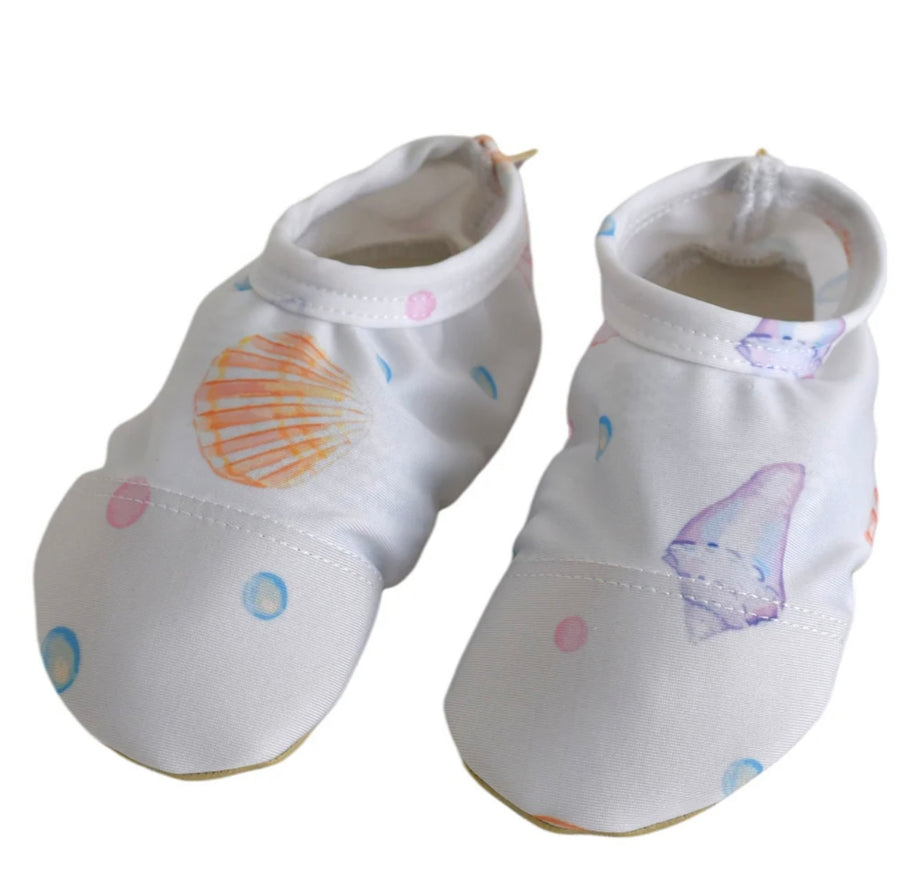 Meia Pata Boys Seashell Print Nonslip Pool Shoes