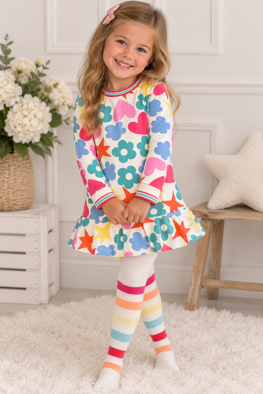 Agatha Heart & Flower ‘Icon’ Dress & Tight Set