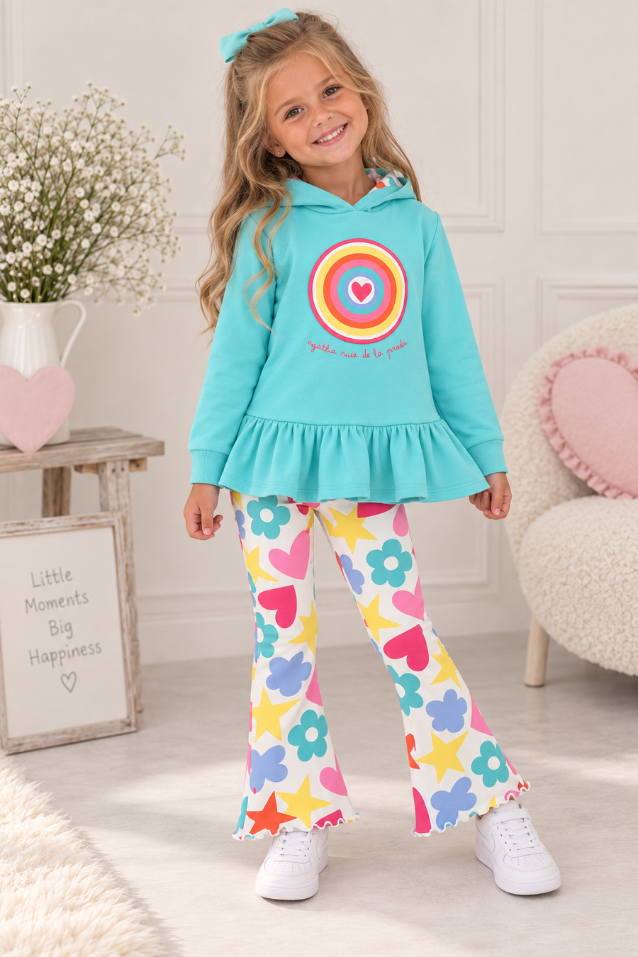 Agatha Turquoise Hoody Legging Set