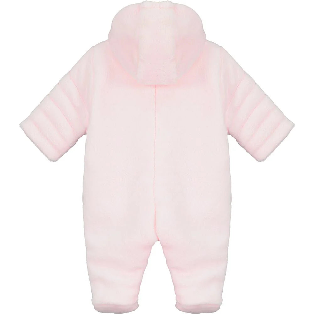 Emile et Rose Alison Pale Pink Fleece Baby Pramsuit