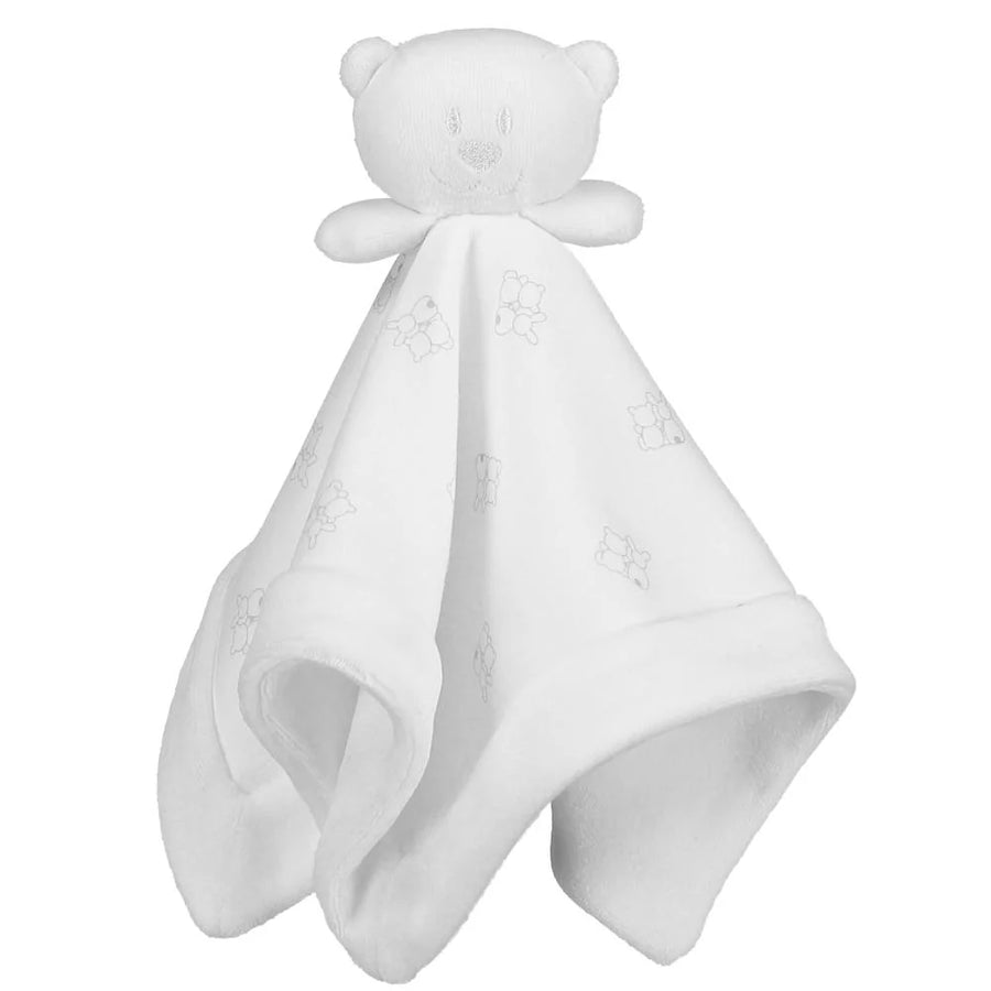 Emile et Rose White Teddy Bear Comforter