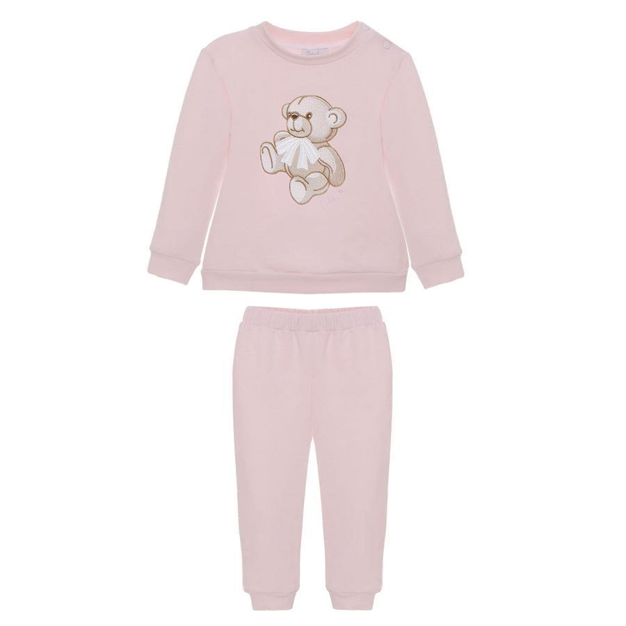 Patachou Pink Teddy Bear Tracksuit