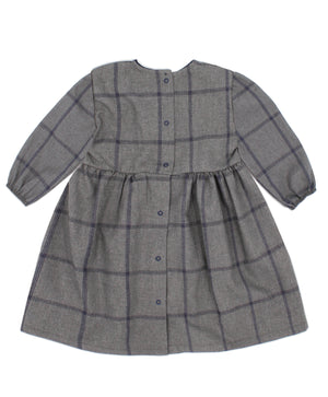 AW23 Rapife Grey & Navy Checked Dress