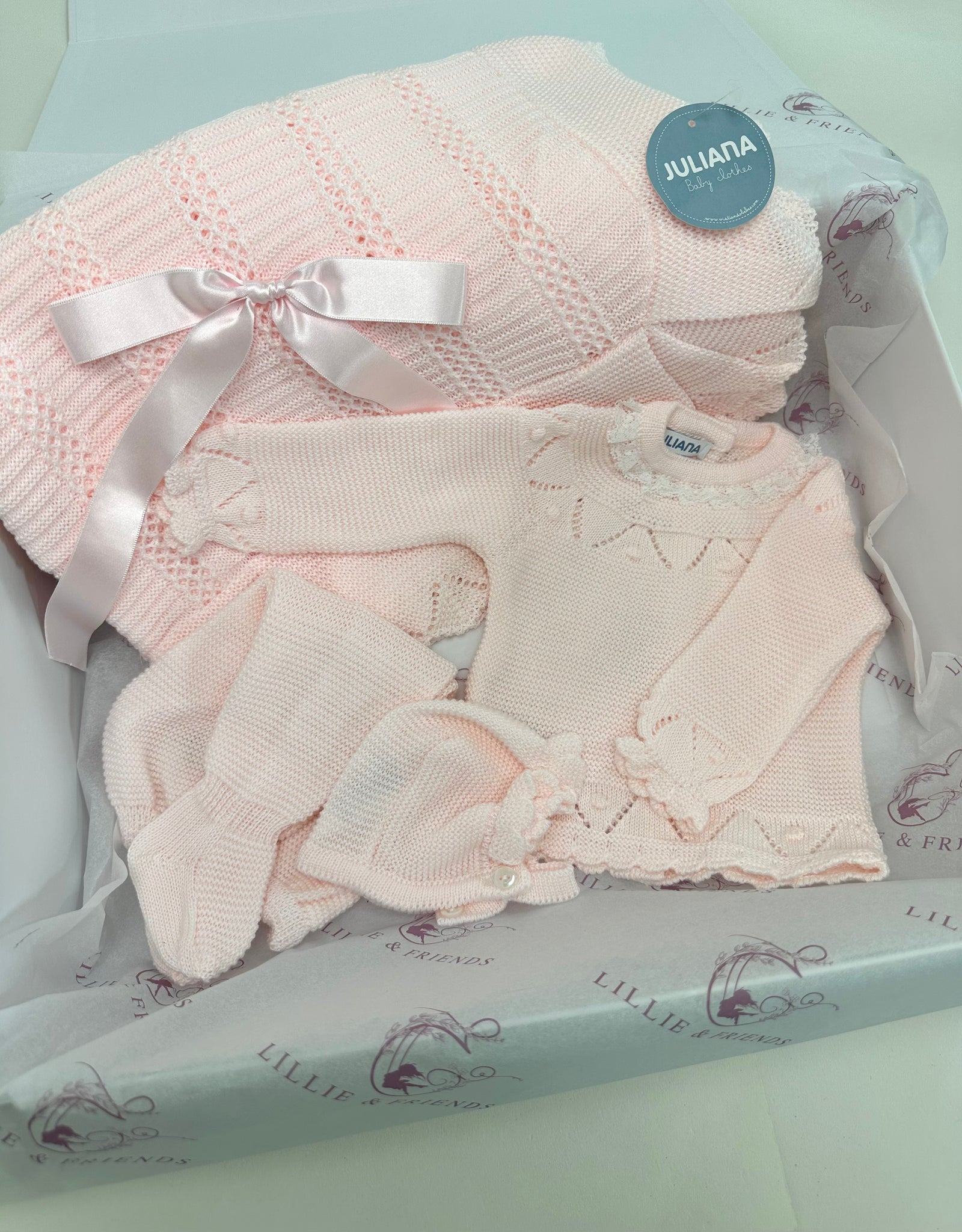 Juliana Baby Girl Knitted Gift Set