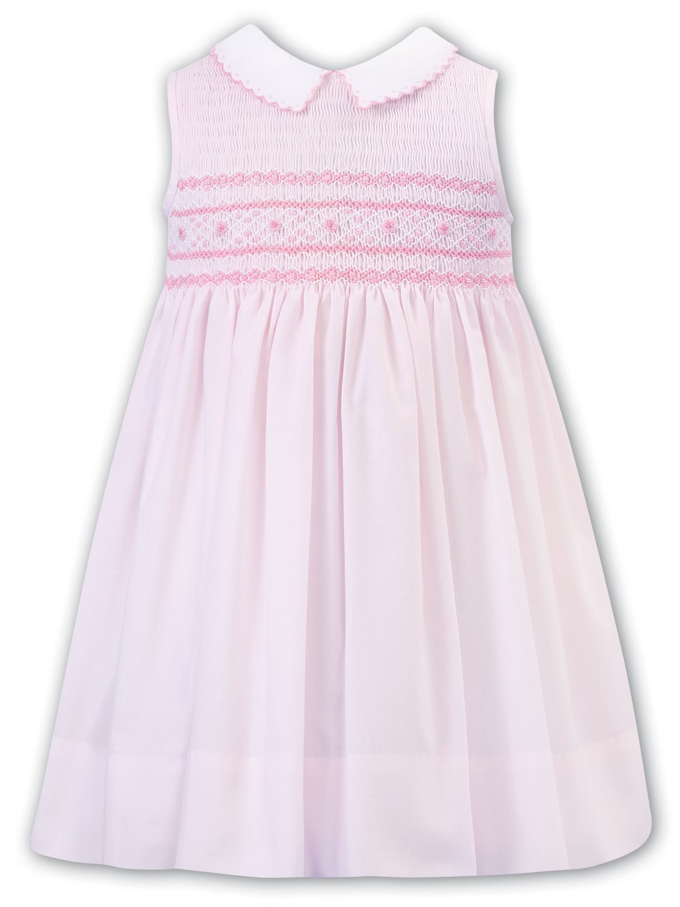 SS23 Sarah Louise Pink Hand Smocked Dress