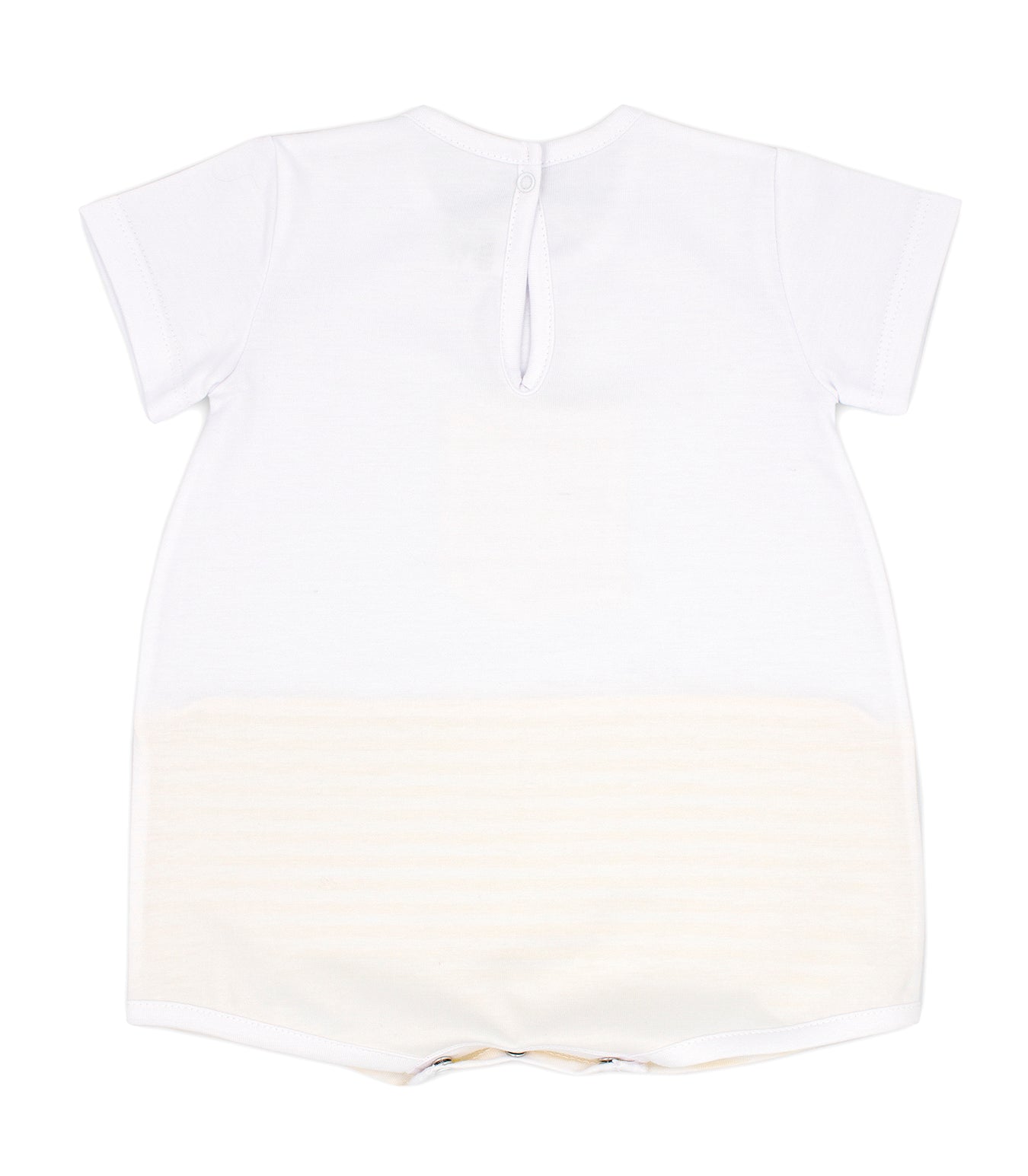 SS22 Rapife Boy's Lemon & White Striped Romper