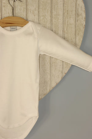 Babidu White cotton bodysuit