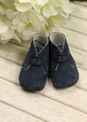 Mac ilusion Boys Marino Blue Suede Pre-Walker Shoes