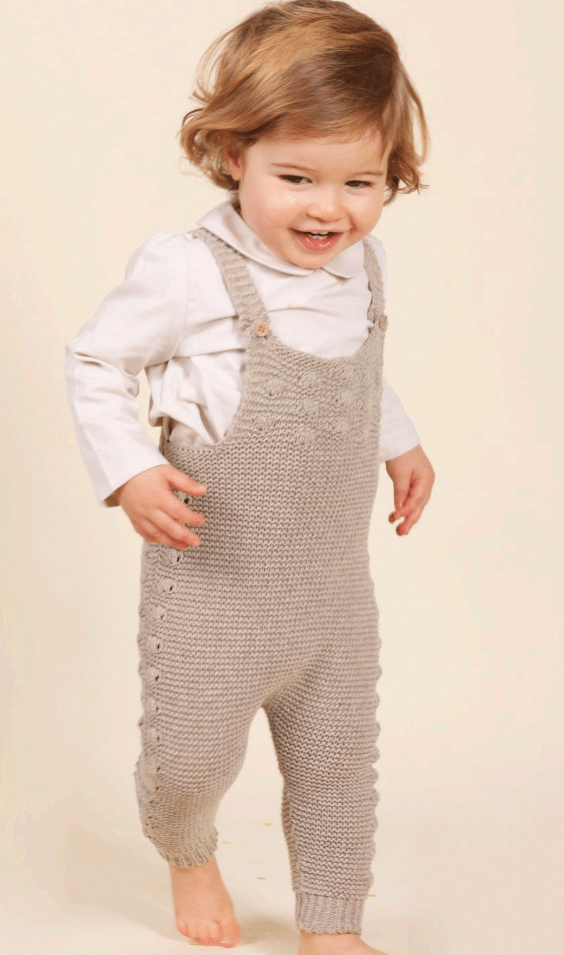 Knitted dungarees best sale