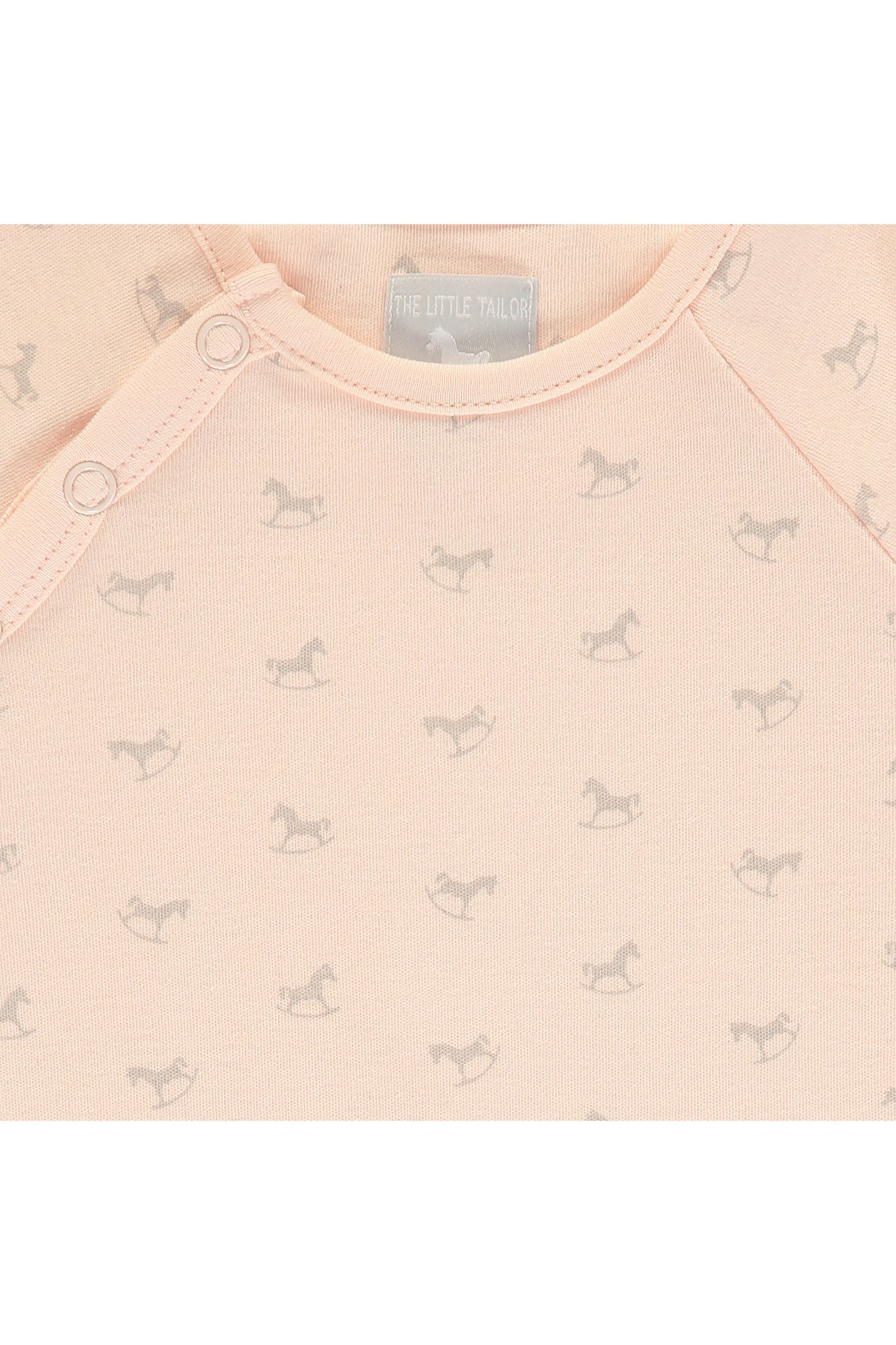 The Little Tailor Pink Super Soft Jersey Sleepsuit