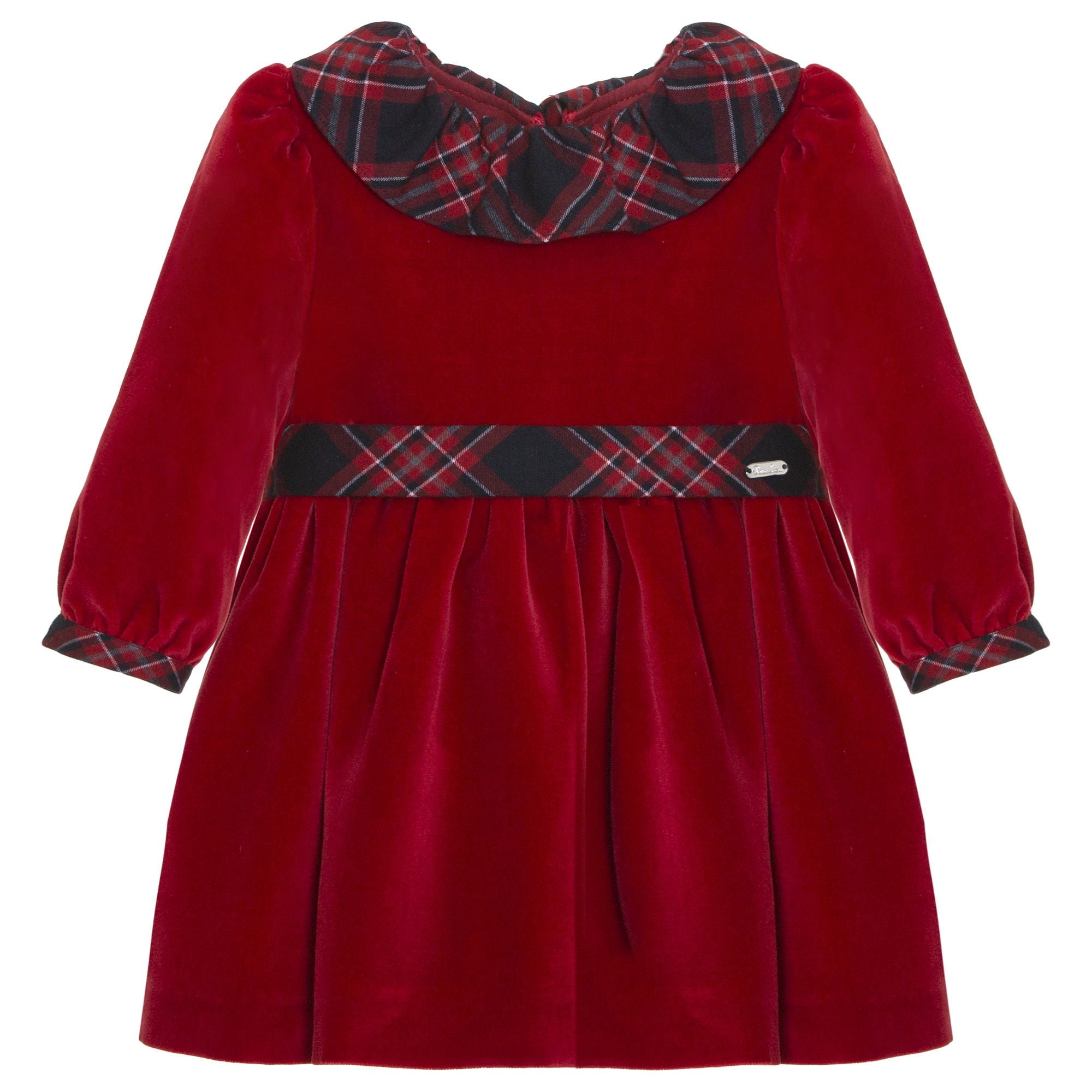 Patachou Red Velvet Dress