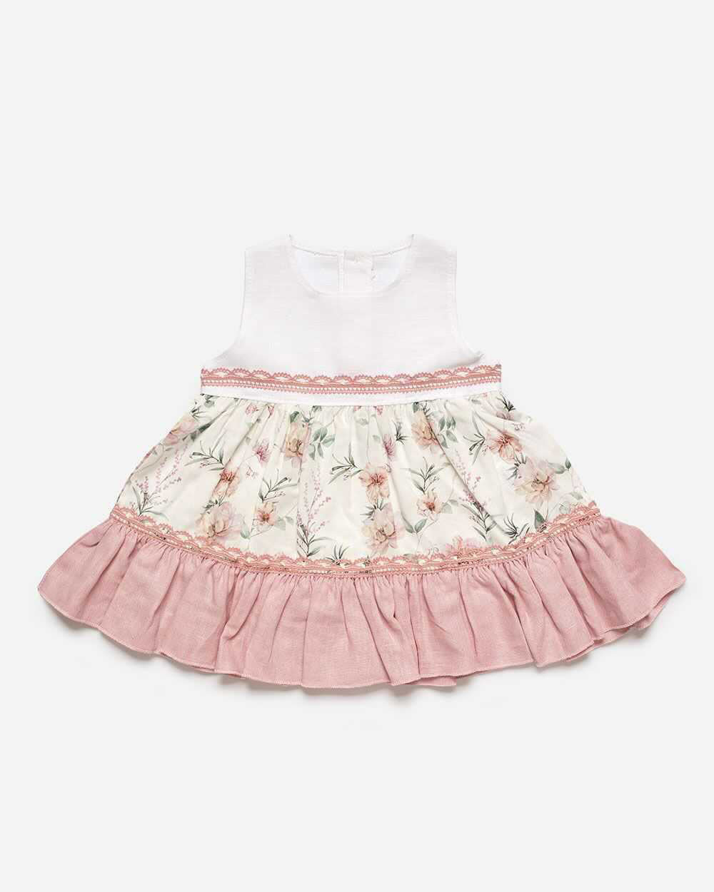 SS23 Juliana Pink & Floral Print Dress