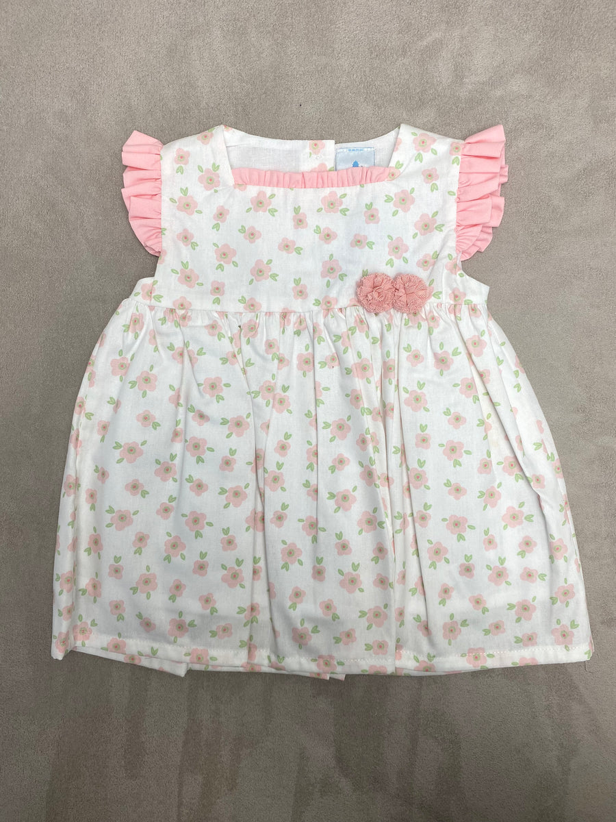 SS23 Sardon Pink & White Floral Print Dress