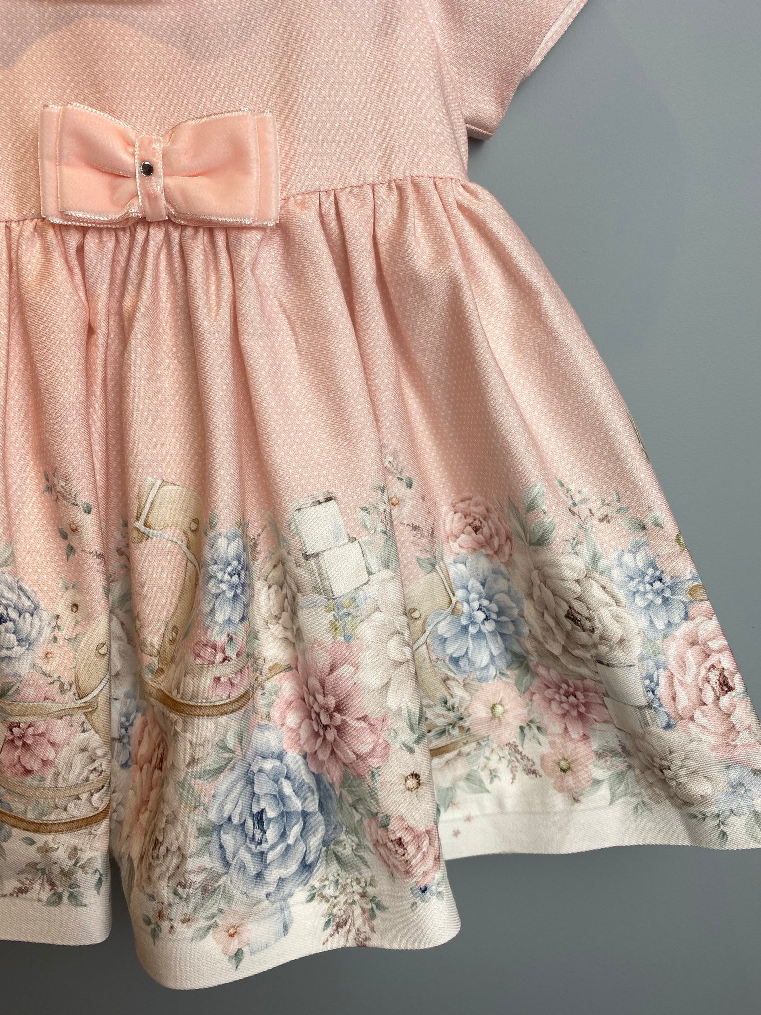 Piccola Speranza Pale Pink Floral Dress