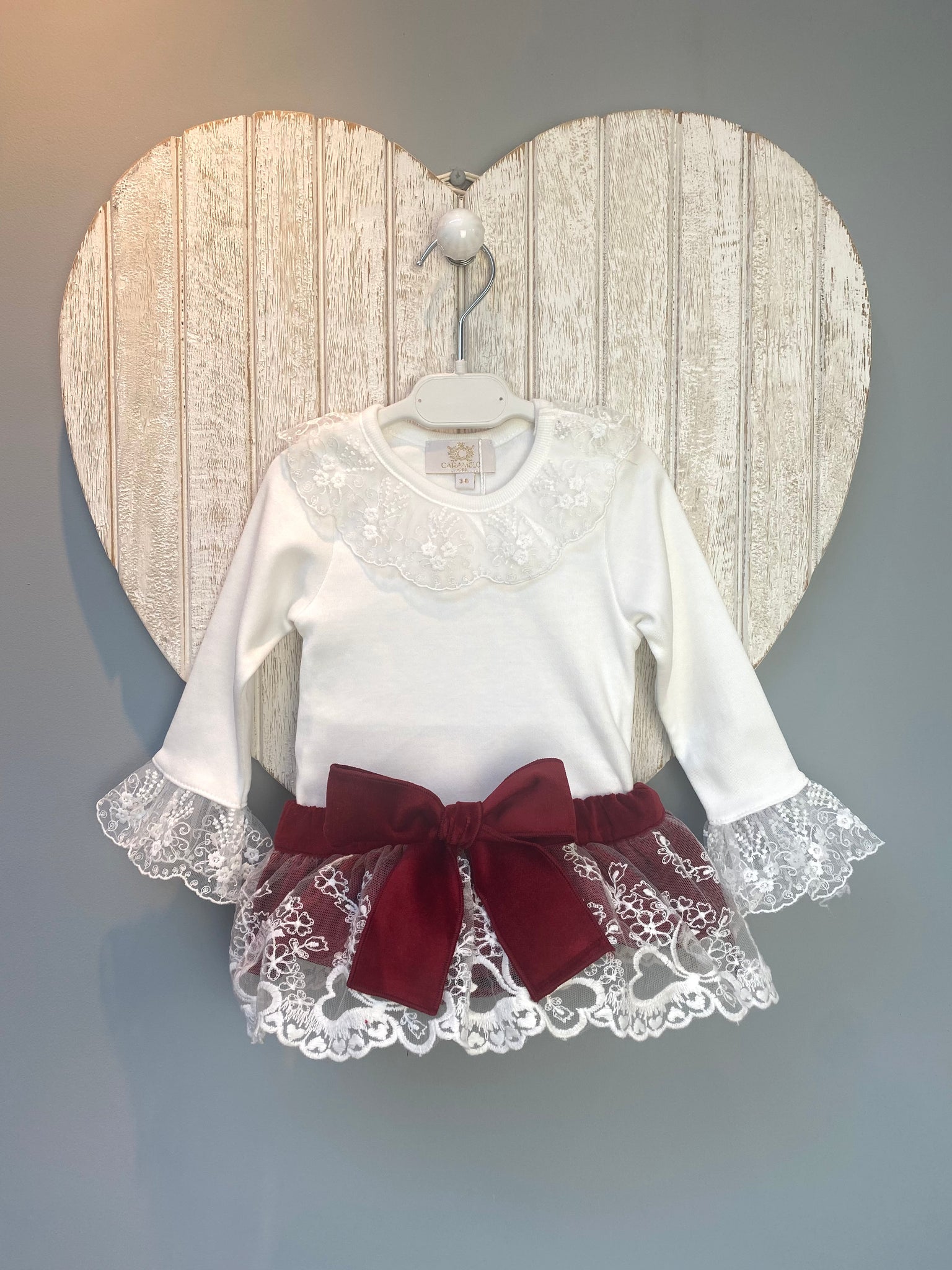 AW22 Phi Clothing Burgundy Velvet Bloomers