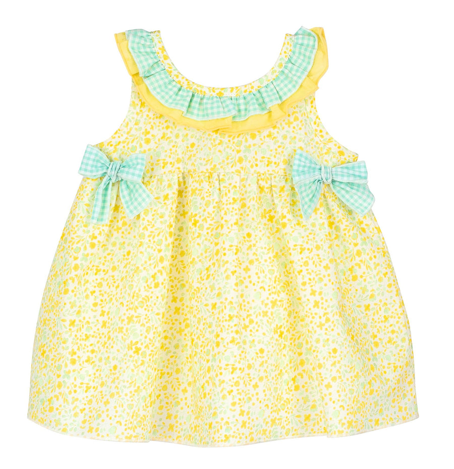 SS23 Calamaro Lemon Floral Ditsy Print Dress