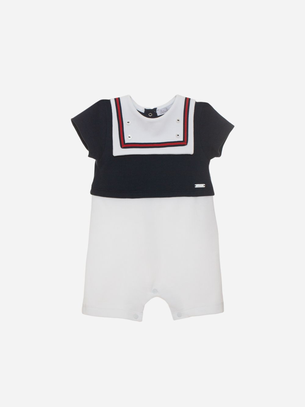 SS23 Patachou Navy & White Sailor Romper