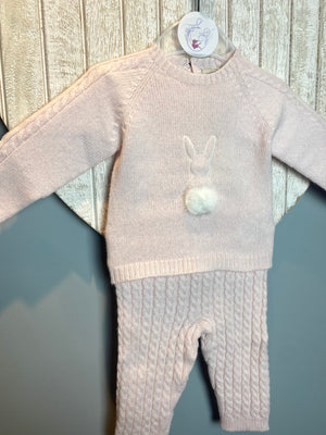 AW22 Wedoble Pale Pink Bunny Trouser Set