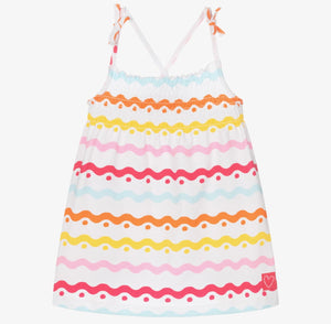 SS23 Agatha Ruiz De La Prada White Cotton Dress