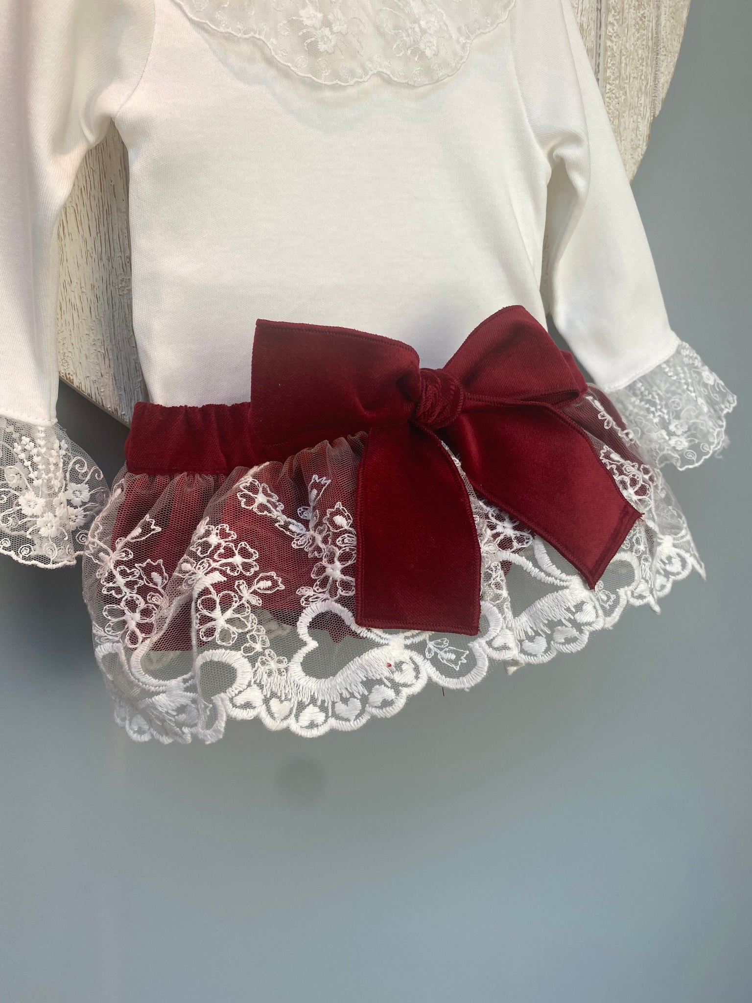 AW22 Phi Clothing Burgundy Velvet Bloomers