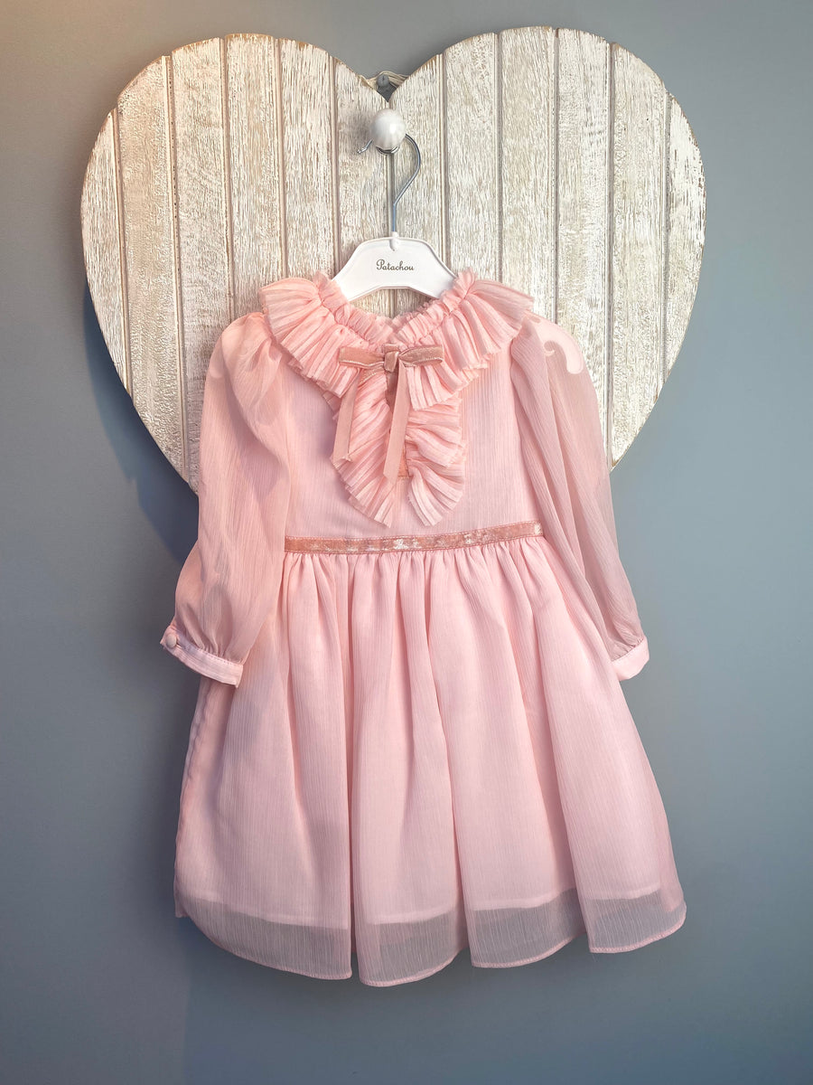 AW22 Patachou Pink Chiffon Occasion Dress
