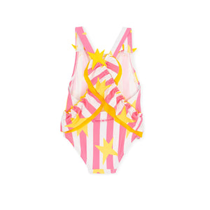 SS23 Agatha Ruiz De La Prada Striped Star Print Swimsuit